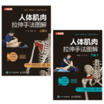 新書預售：【人體肌肉拉伸手法圖解（上肢+下肢）】（全新塑封兩册）