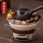 圍爐煮茶家用室內老式炭爐陶土烤茶裝備