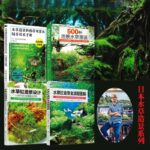 【日本水草造景系列】：500種造景水草圖鑑+水草造景和熱帶觀賞魚飼養技術手冊+水草缸造景全流程圖解+水草缸造景設計